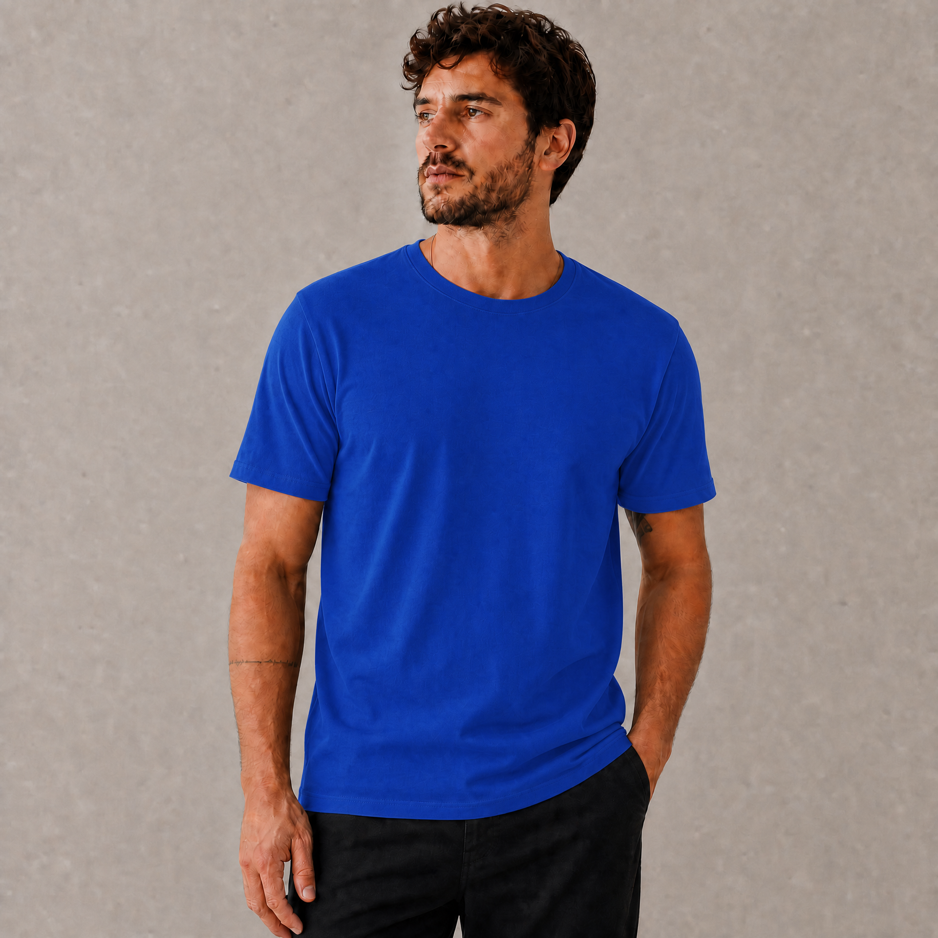 Kit 3 Camisetas Básica Lisa Gola Redonda