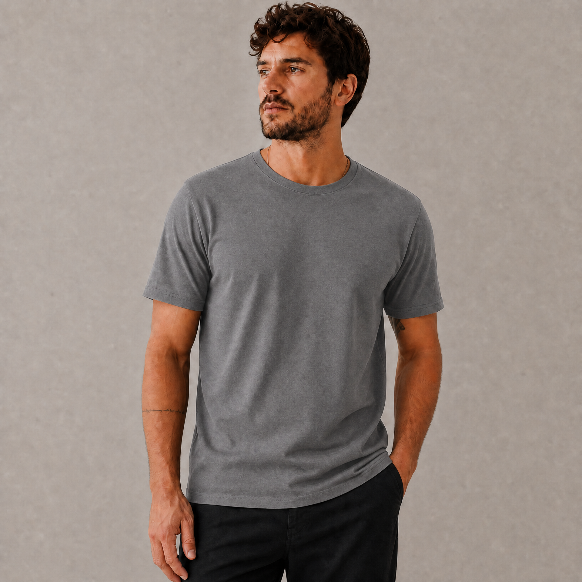 Kit 3 Camisetas Básica Lisa Gola Redonda