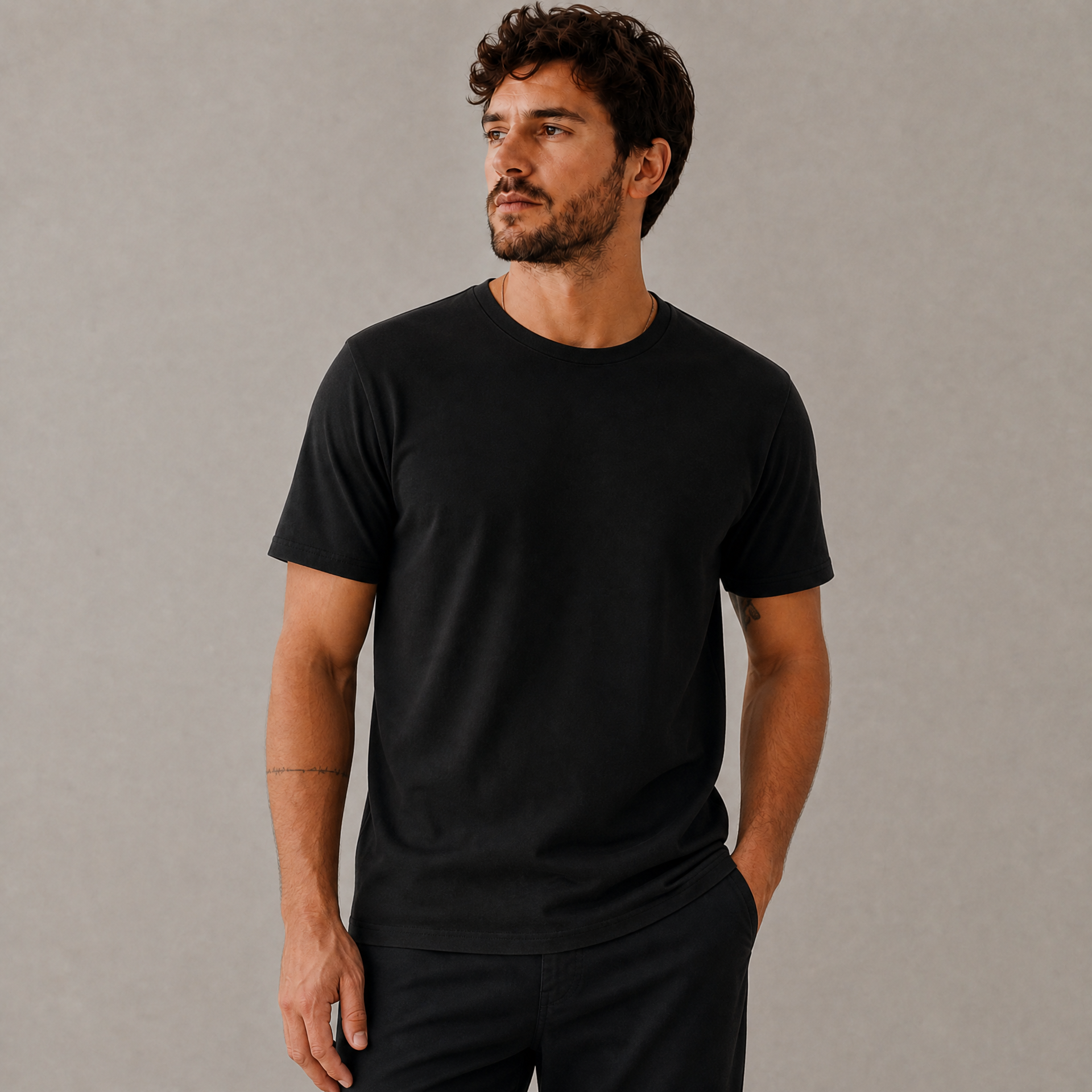 Kit 3 Camisetas Básica Lisa Gola Redonda