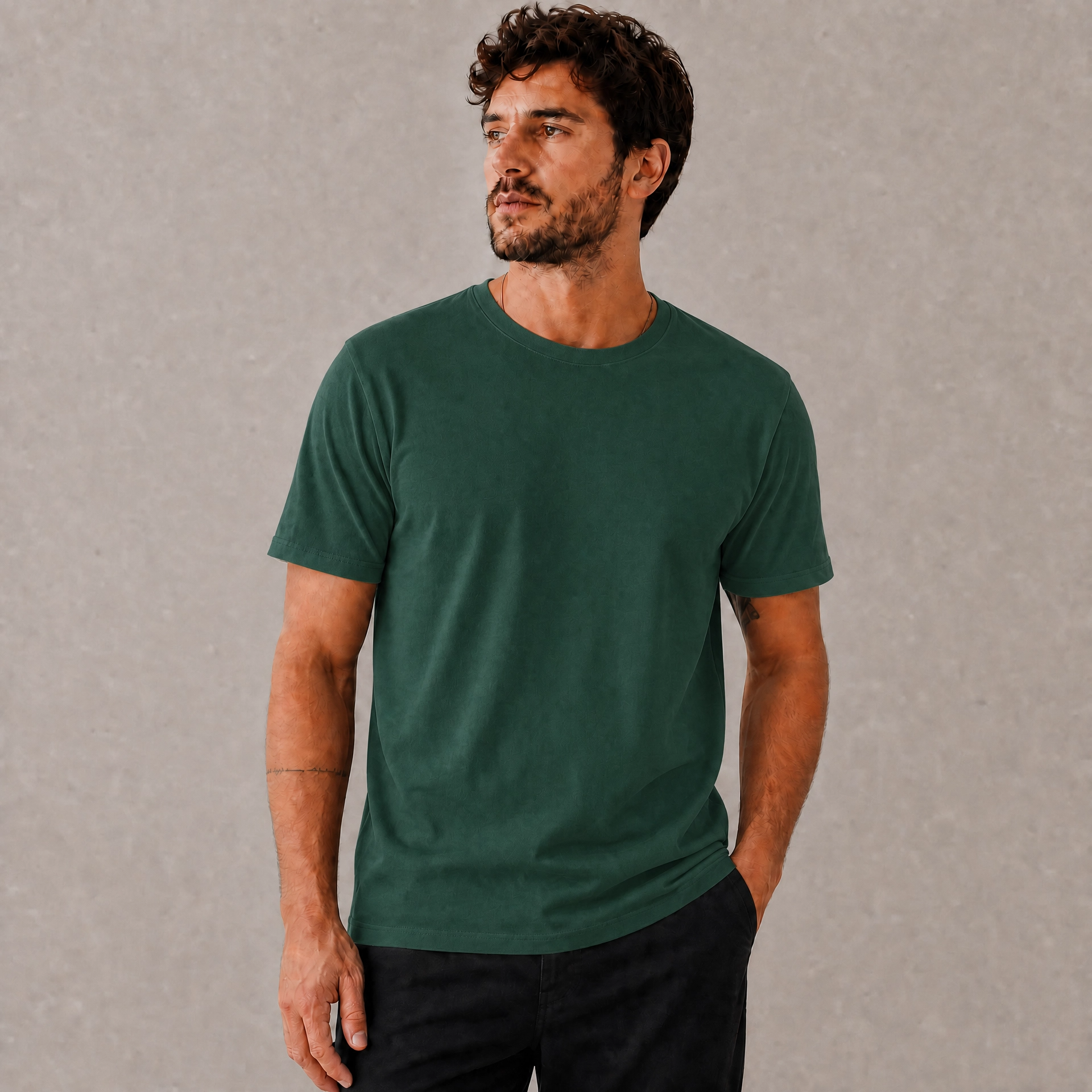 Kit 3 Camisetas Básica Lisa Gola Redonda