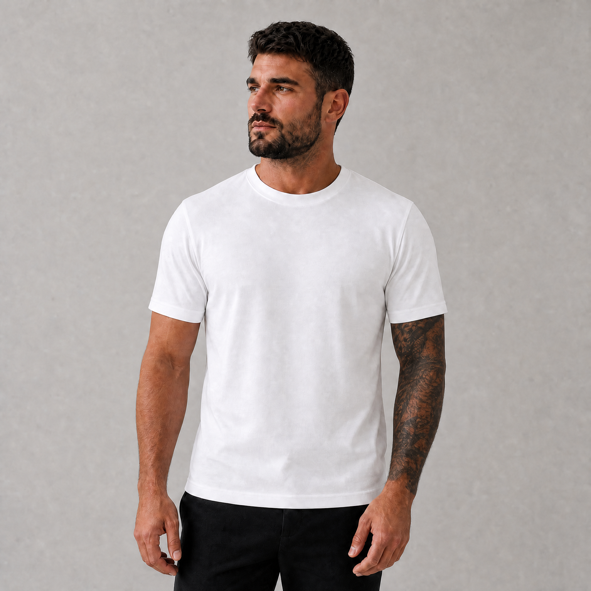 Kit 6 Camisetas Premium Algodão + Elastano