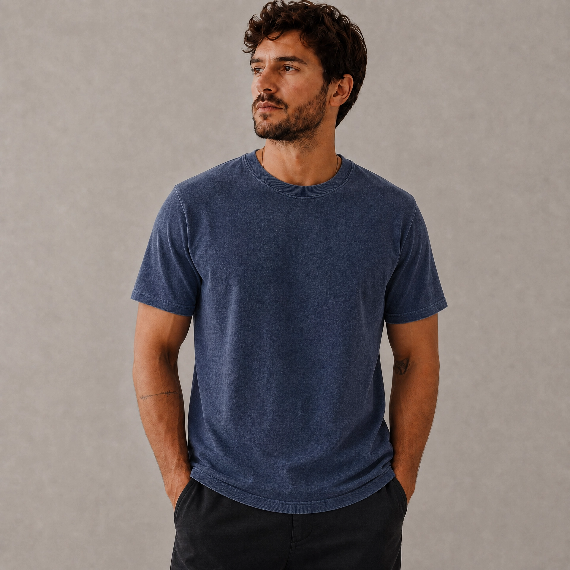 Kit 6 Camisetas Básica Estonada 100% Algodão