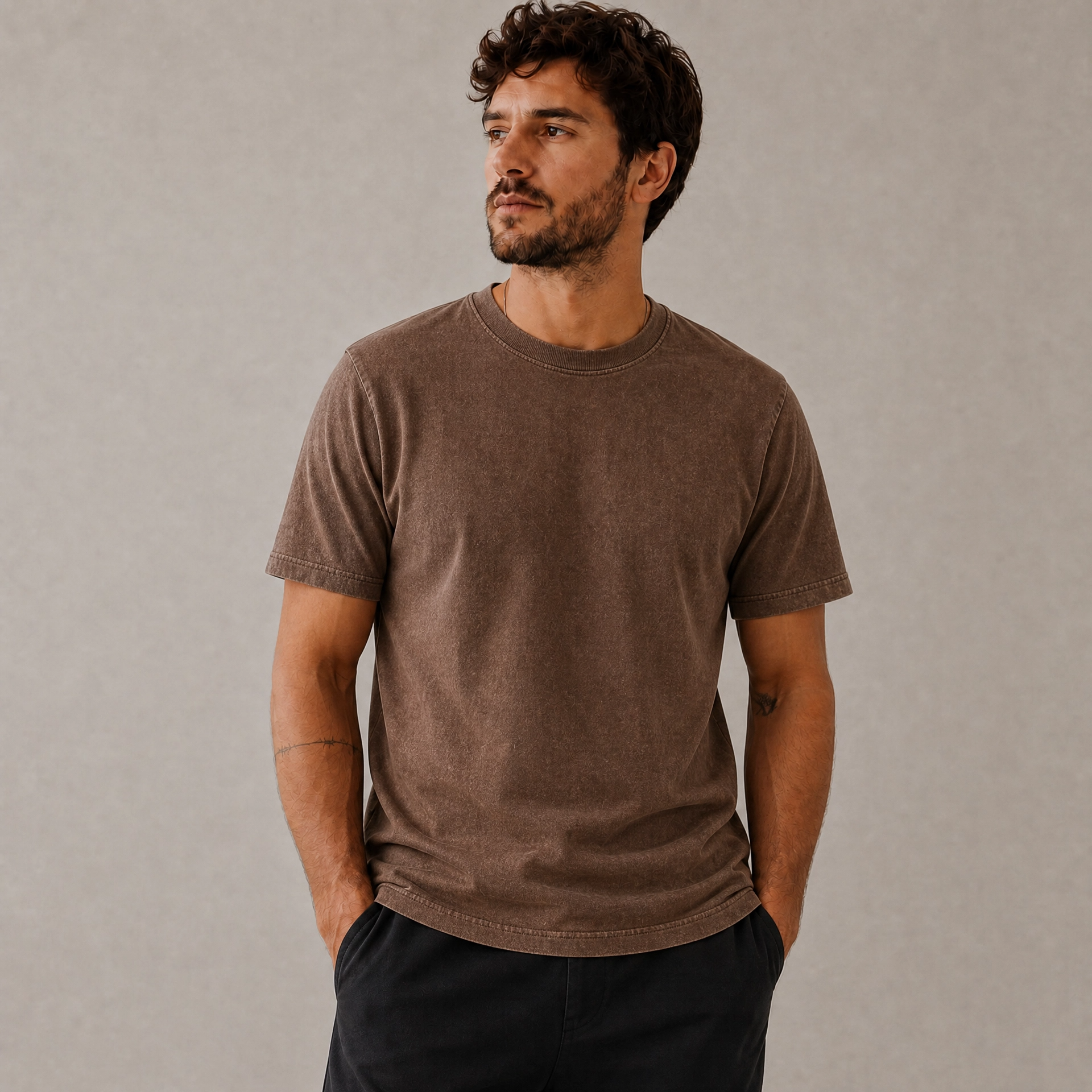 Kit 6 Camisetas Básica Estonada 100% Algodão