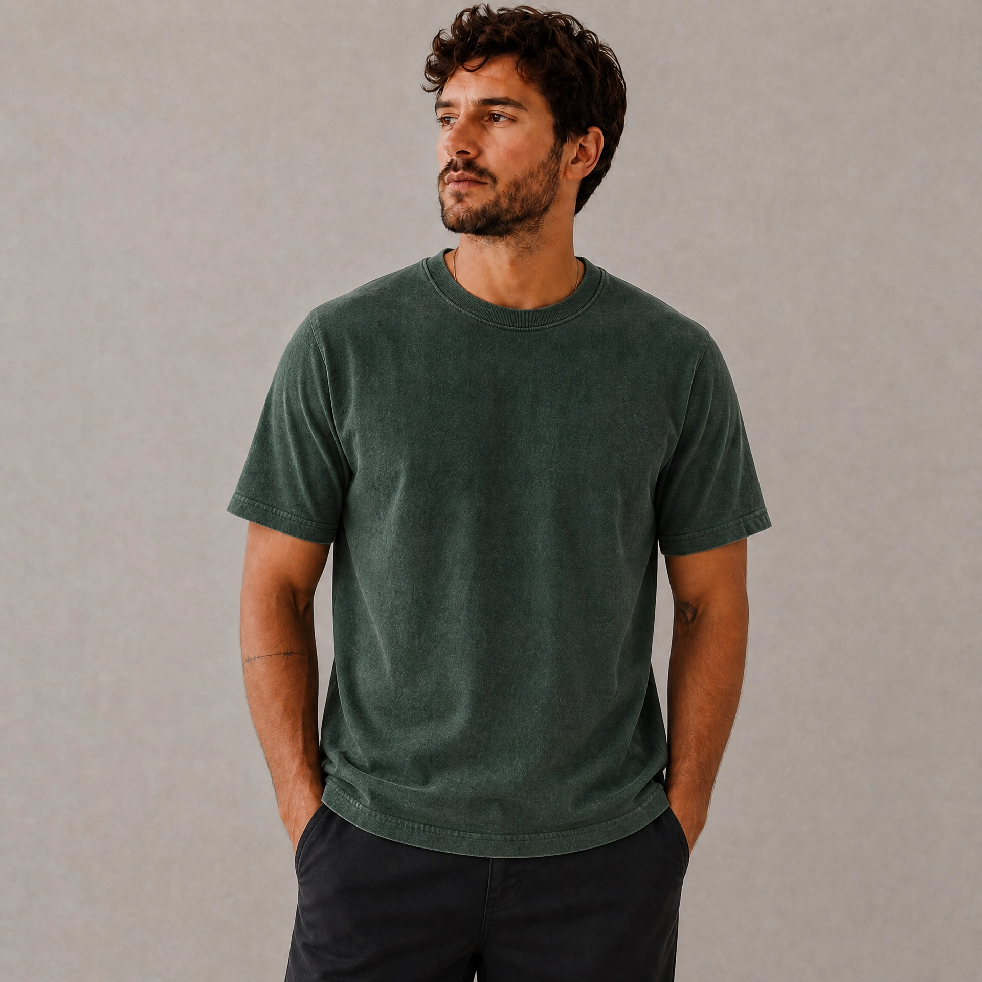 Kit 6 Camisetas Básica Estonada 100% Algodão