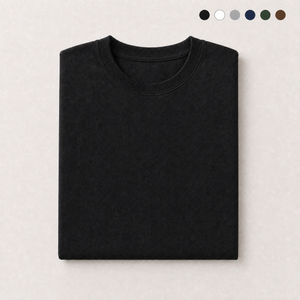 Camiseta Básica Lisa Gola Redonda — 1 Peça